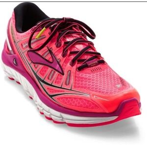 Brooks Transcend Road-Running Training Pink Purple Shoes Women's size 10.5